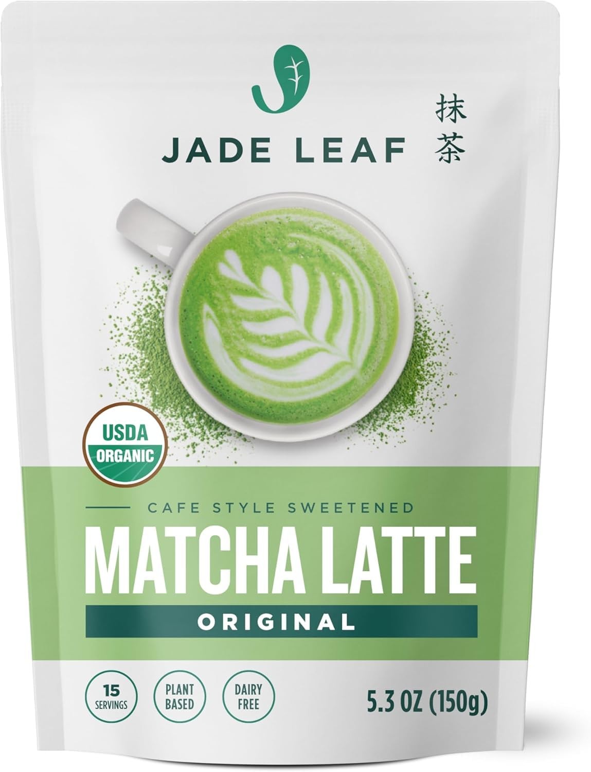 Jade Leaf Matcha Organic 5.3 Ounce (Pack of 1), Latte Powder