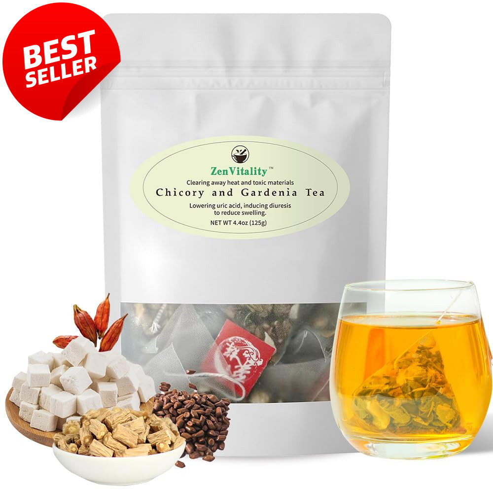 Organic Chicory Gardenia Tea Sugar Free Vegan Blood Sugar Support 20 Bags – US