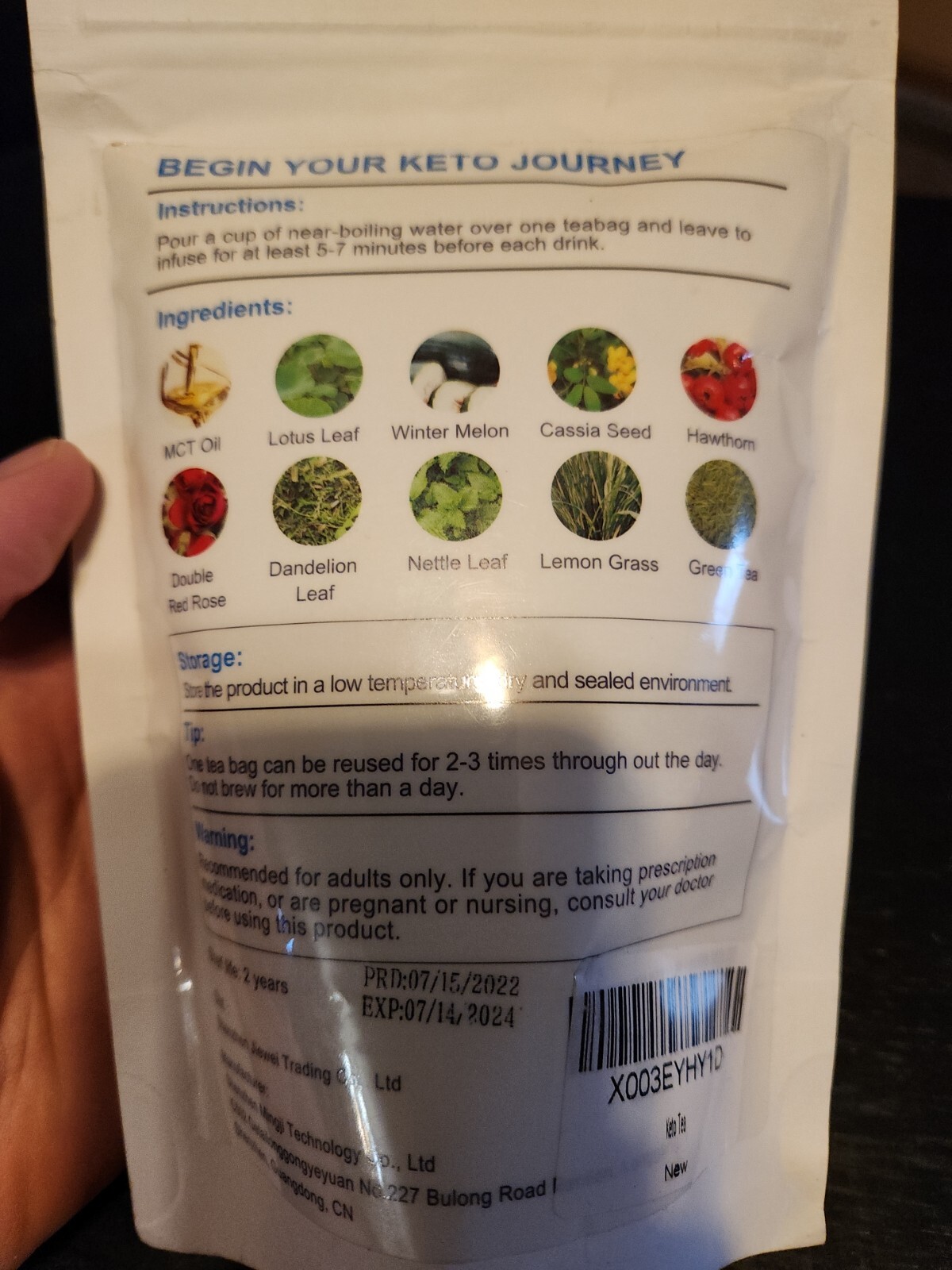 Catfit Keto Tea Powder, Slim with MCT Oil 3 Ounce (Pack of 1) 28 Day
