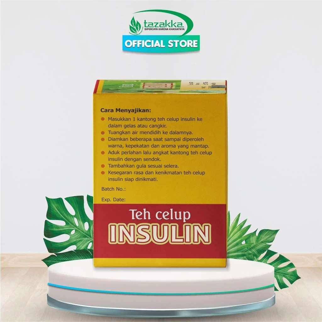 Insulin Leaf & Natural Tea Bags Herbal Tisane | 20 bags x 2.5g | Daily Drink