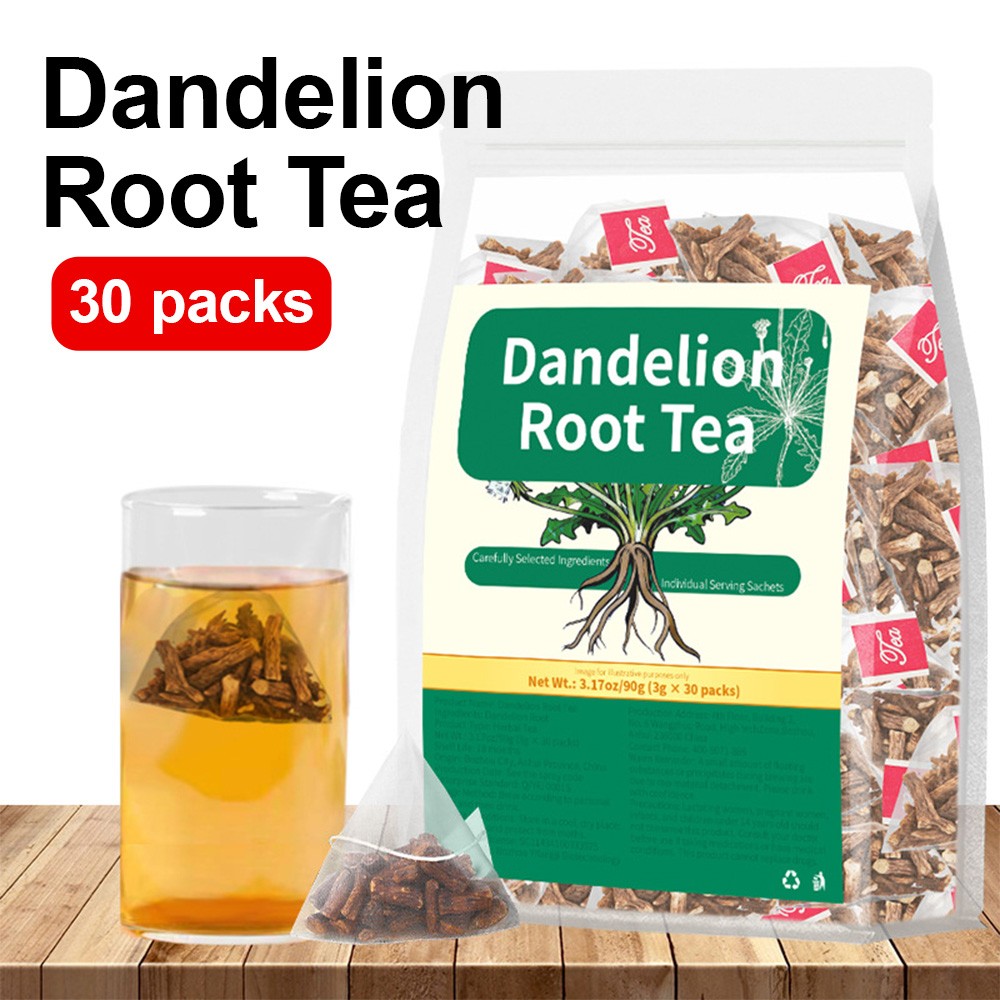 Dandelion Root Tea Carefully Selected Ingredients 30 Individually Packaged