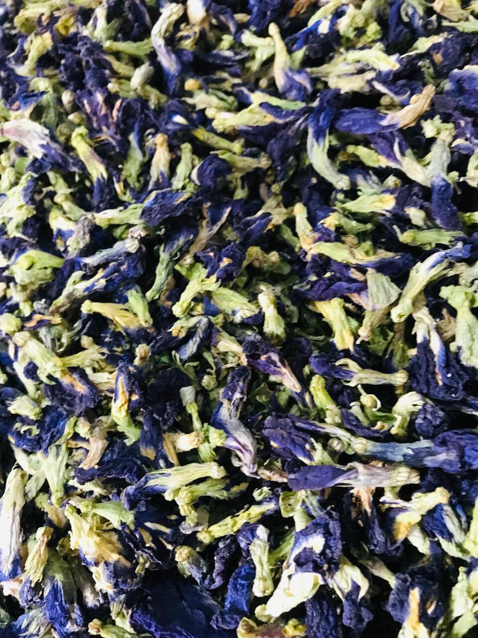 Ceylon Butterfly Pea Blue Organic Tea Dried Flowers Natural Herbal Healthy Drink