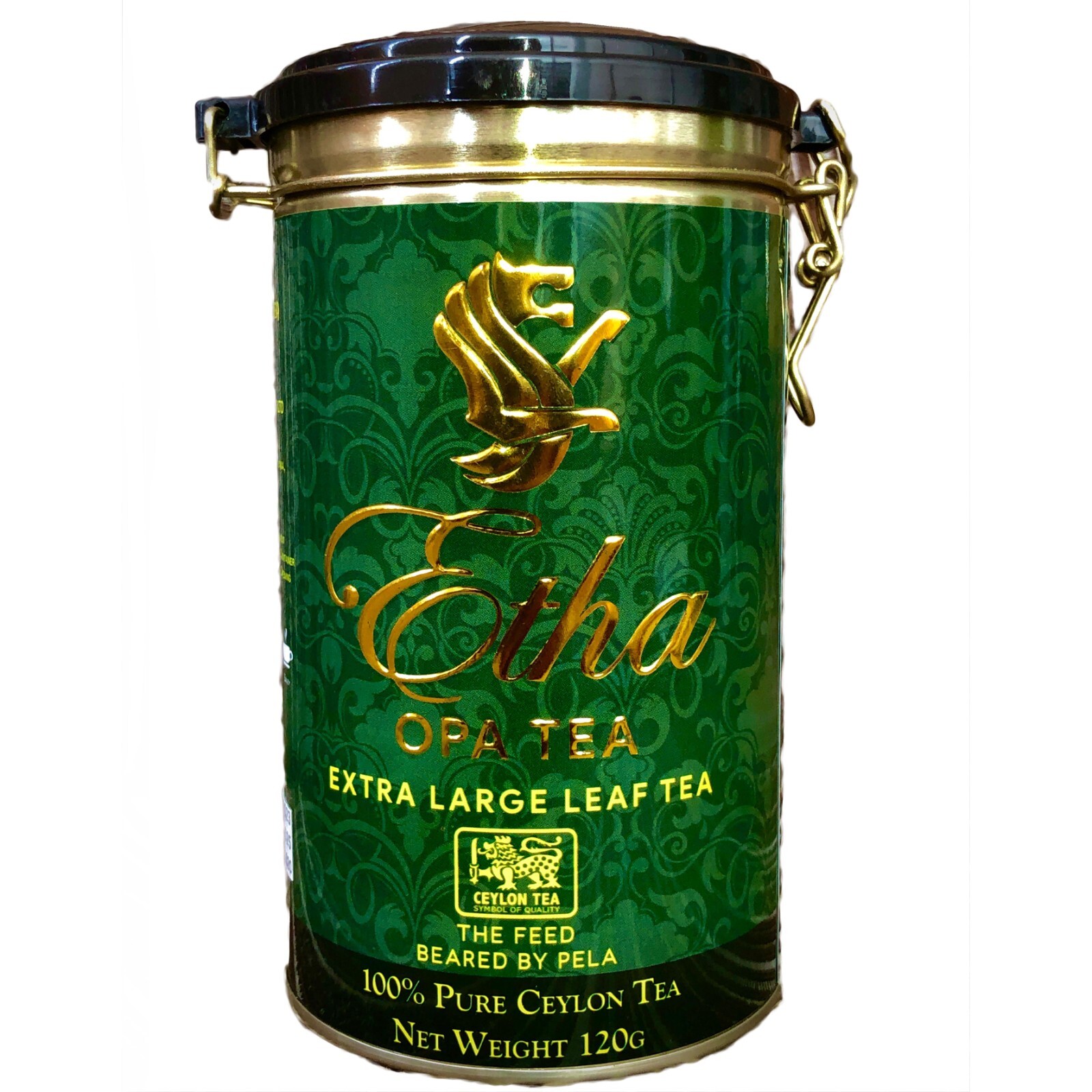 Etha Pure Ceylon Black Tea Tin 120g Premium Ceylon Golden Leaves | OPA Grade Tea