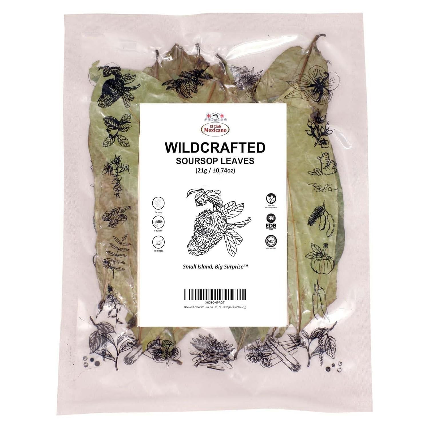 Graviola Soursop Whole Leaves for Tea – Refreshing & Natural Taste Experience
