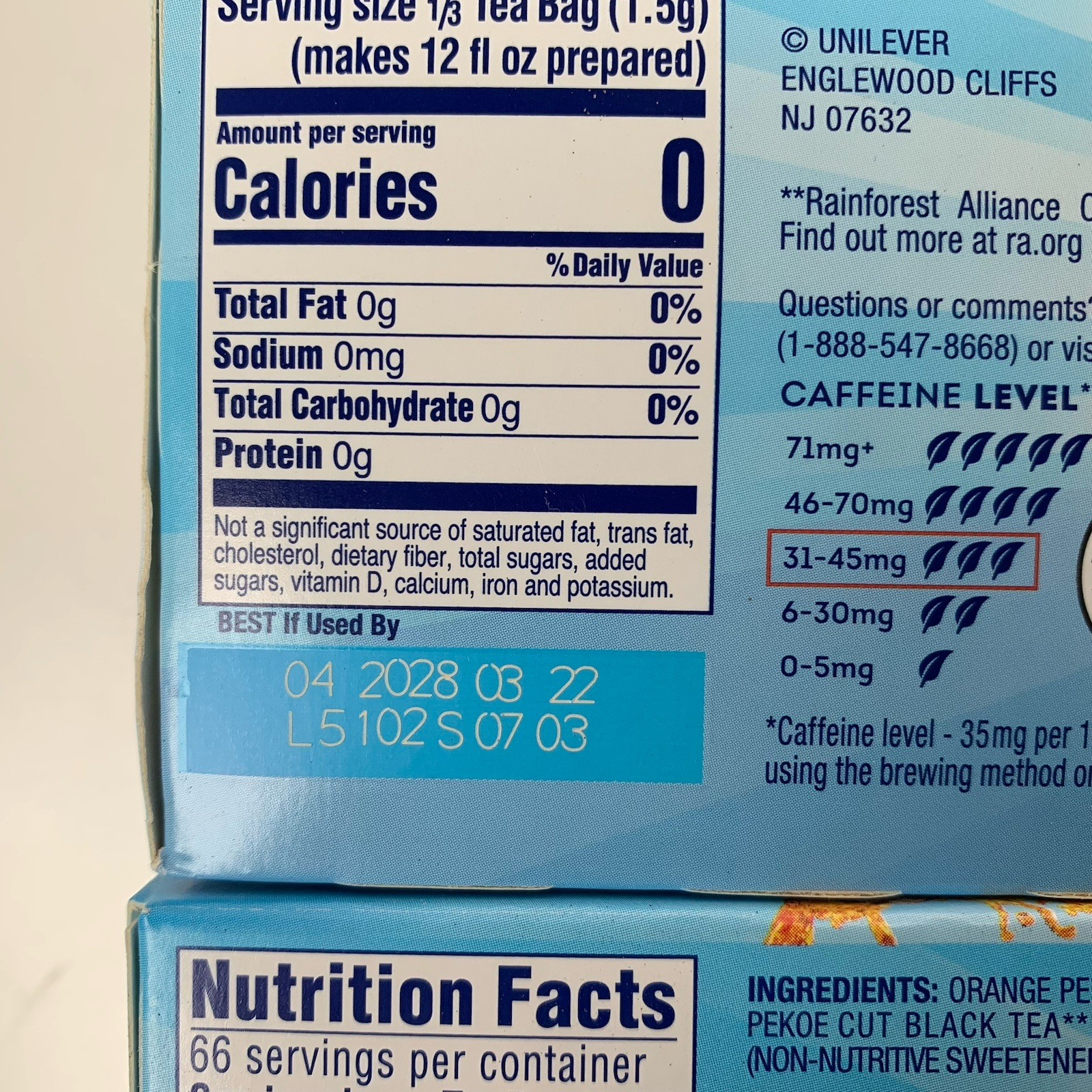 (3) Lipton Iced Tea Southern Sweet Tea Bags 22 ct 3.2 oz Exp 2028