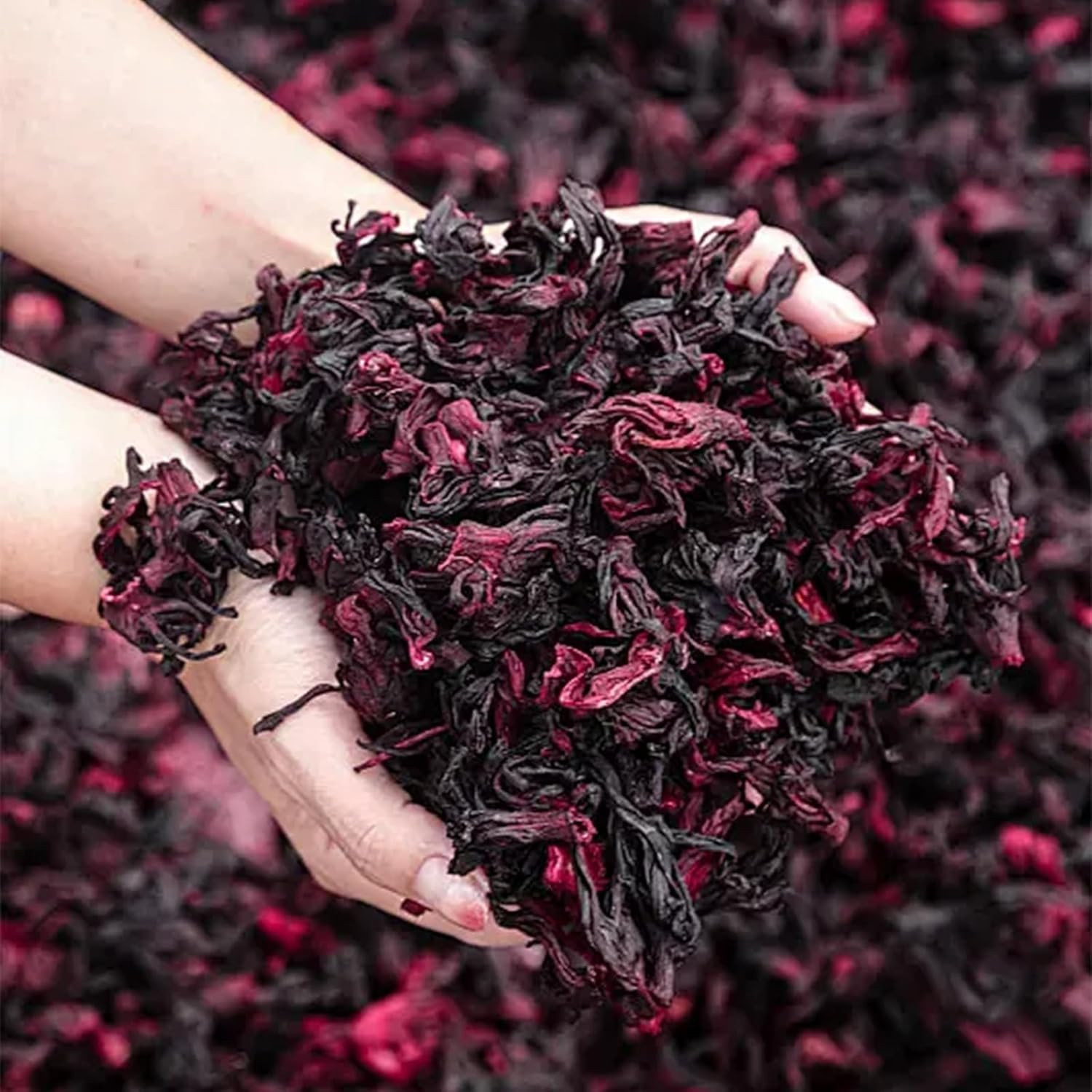 Premium Hibiscus Tea Organic 100% Pure Dried Hibiscus Flower Support Heart Healt