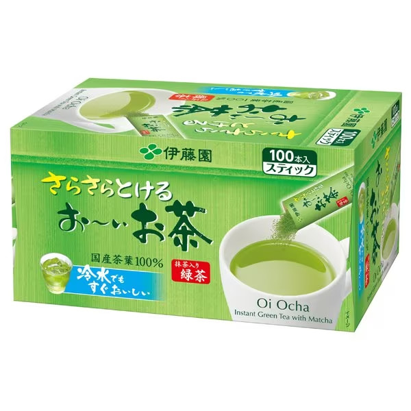 ITOEN Oi Ocha Matcha Blended Green Tea Powder 0.8g✕100! From Japan Bundle OK!