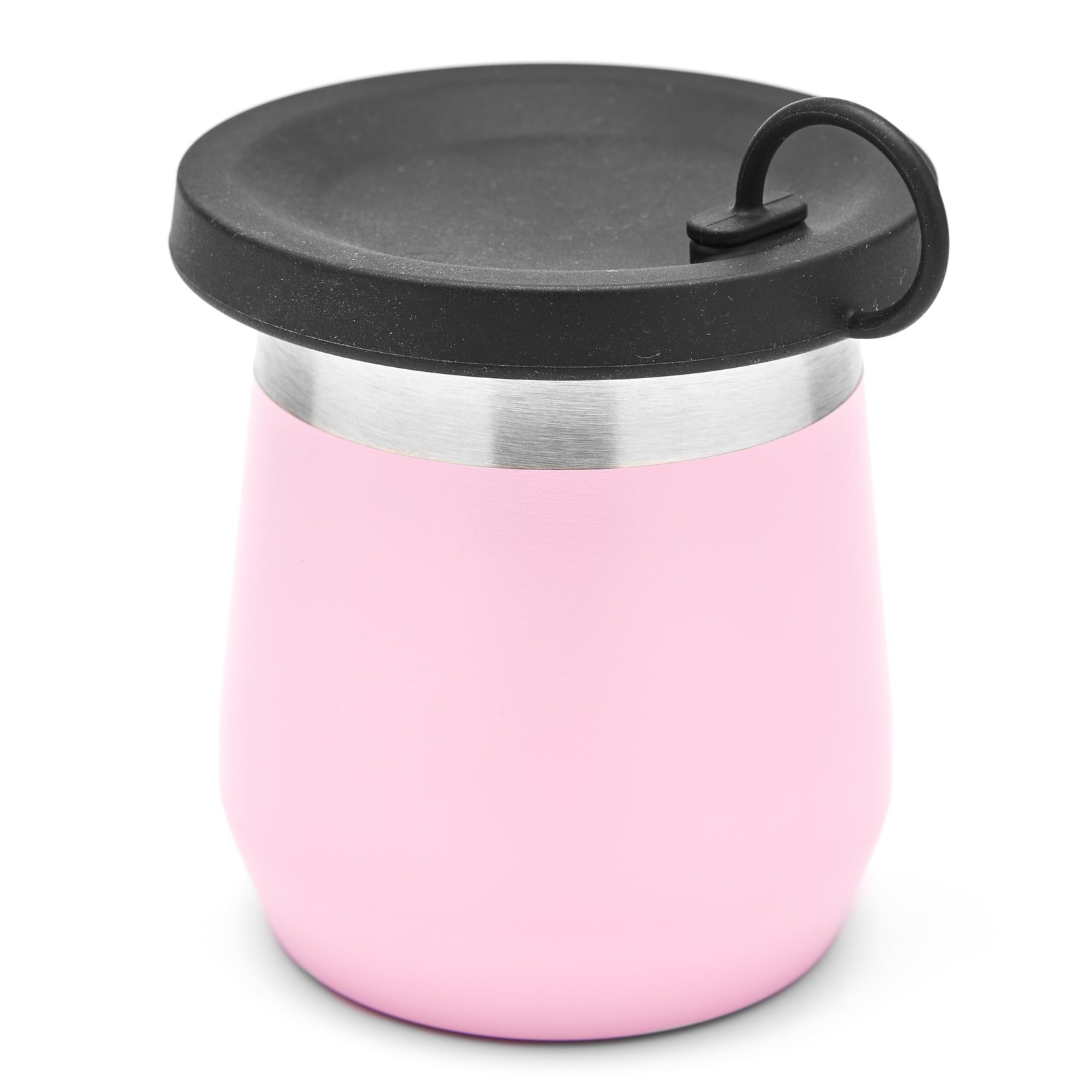 BALIBETOV Yerba Mate Gourd – 9 fl oz Stainless Steel 9 Ounces, Pink