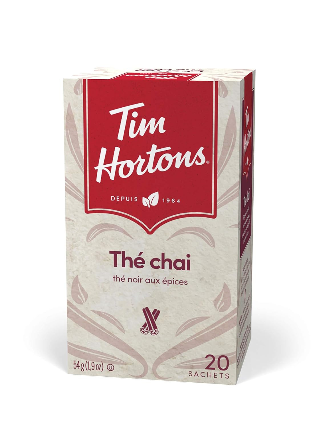 Chai Tea Bags, 20 Count, 54G | 1.9Oz (Imported from Canada)