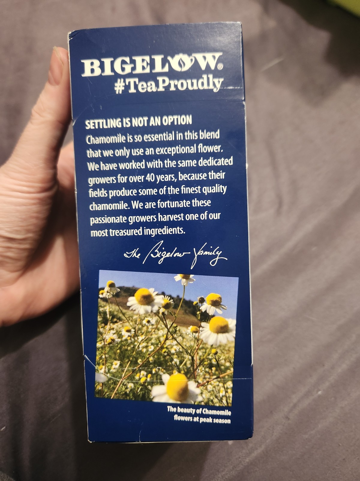 Bigelow Herbal Tea Sweet Dreams Chamomile Mint 28 Count Individually Wrapped