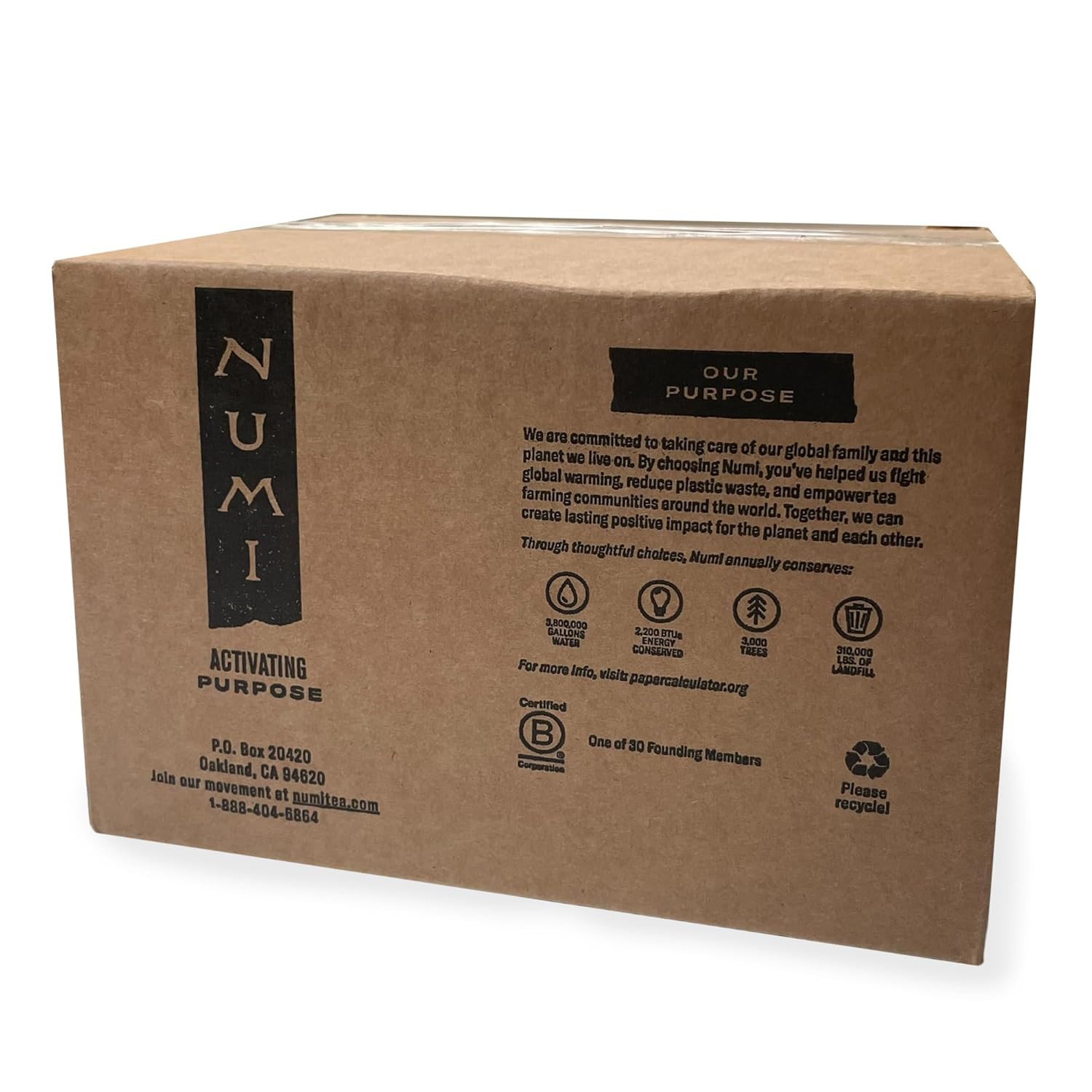 Numi Organic Emperor’S Pu-Erh Tea, 100 Tea Bags, Aged Fermented Yunnan Black Tea