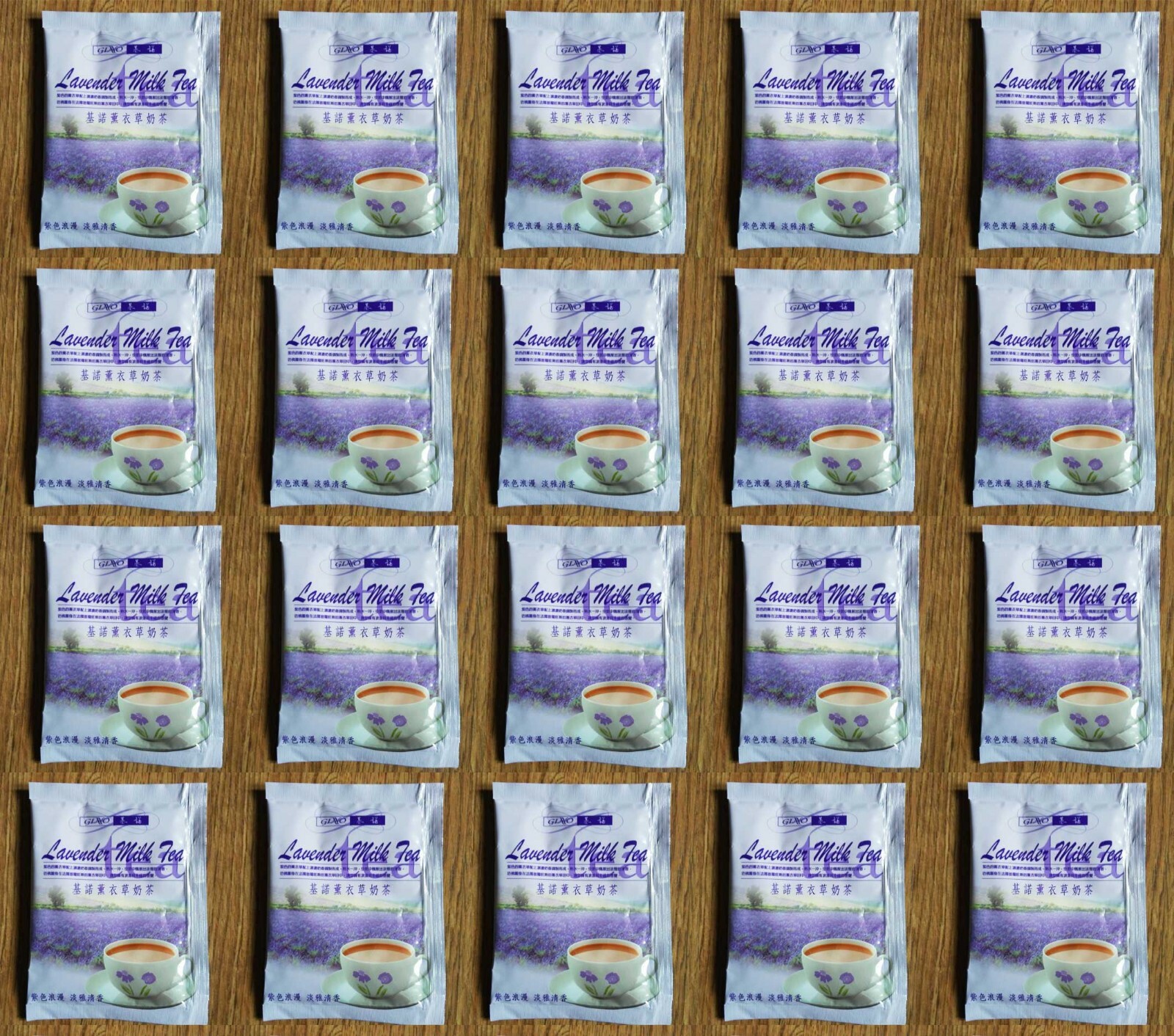 Lot 20 Lavender Milk Tea Latte Instant Brew Hot Cold Easter Spring Gift FreeShip