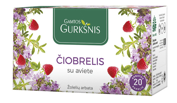 6 BOXES NATURAL HERBAL THYME & RASPBERRY TEA Infusion 120 servings