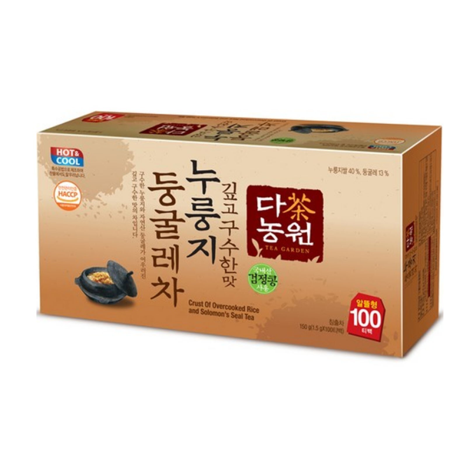 Korea Danongwon Overcooked rice and Solomon’s Seal Tea bag 100 Free Shipping