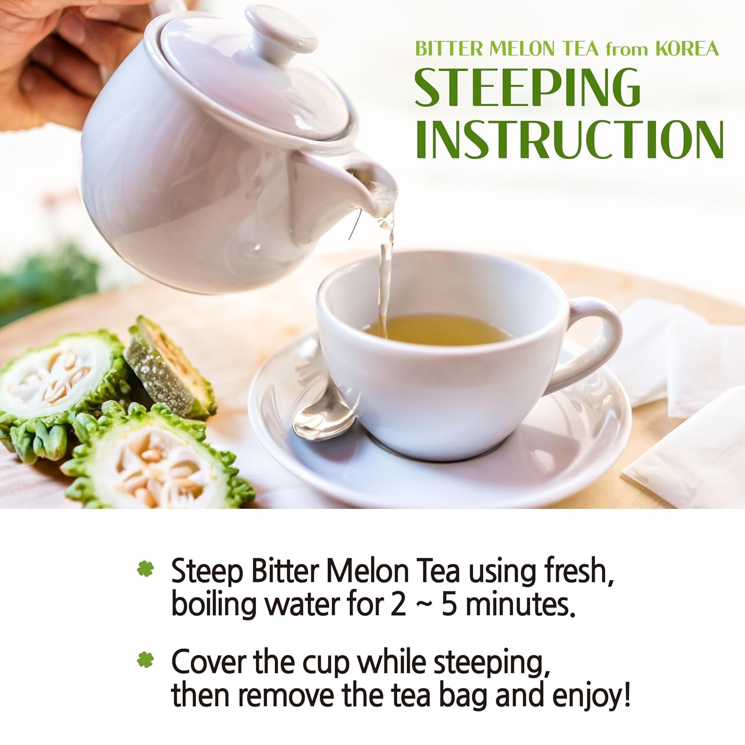 Bitter Melon Tea 100% Natural Pure Korean Gohyah Fruit Tea Ampalaya Karela Le…