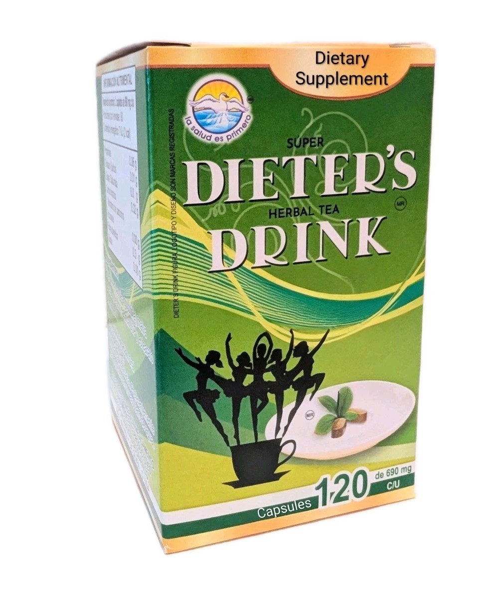 Super Dieter’s Herbal Tea Drink 120Caps Supplement
