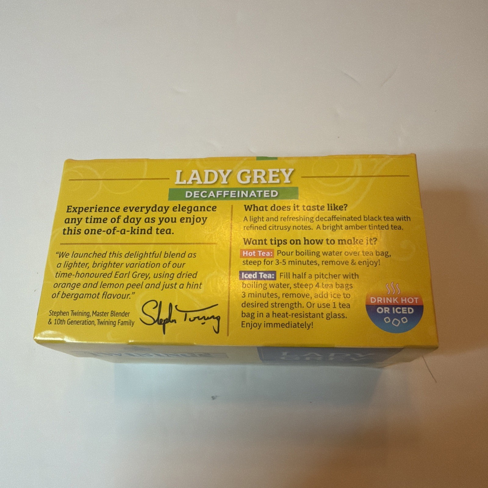 Black Tea Decaffeinated Lady Grey 20 Bags (Case of 6) 4/24/28
