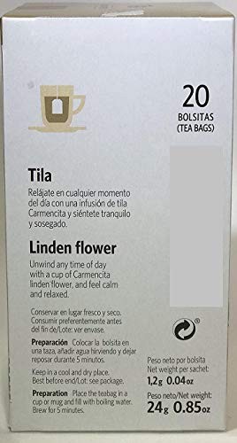 Spanish Linden Flower Tea (Tila / Tilo) by Carmencita (Pack of 2)
