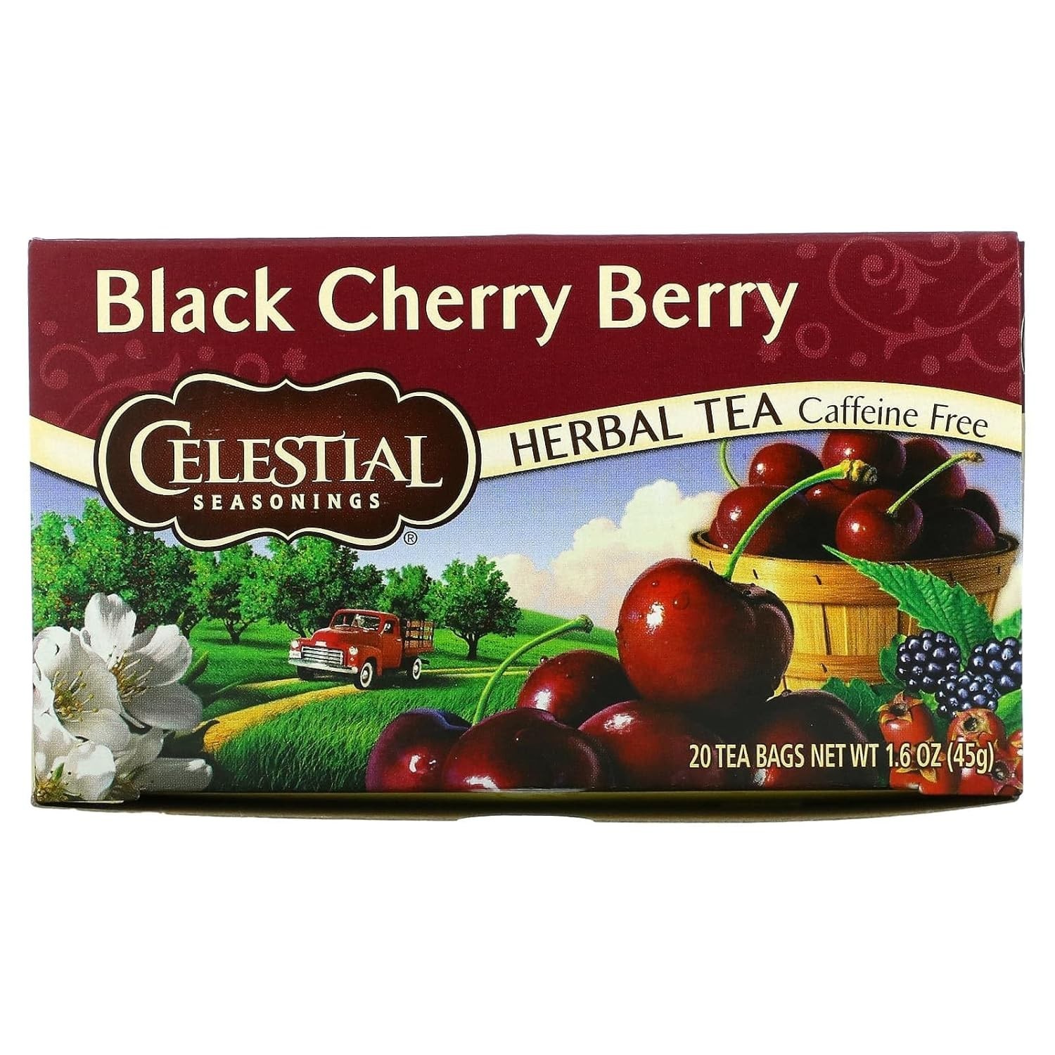 Nostalgic Fruit Punch Black Cherry Berry Tea – 20 Count Pack
