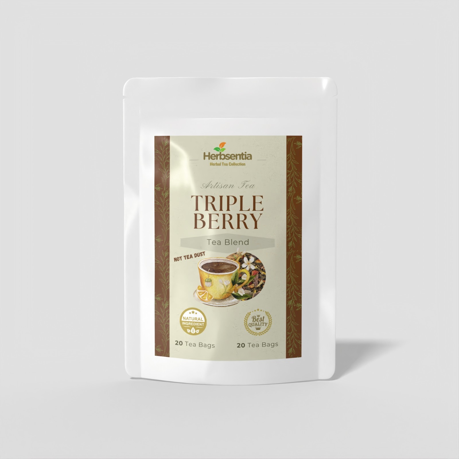 Triple Berry Tea – Fruity & Refreshing Herbal Blend