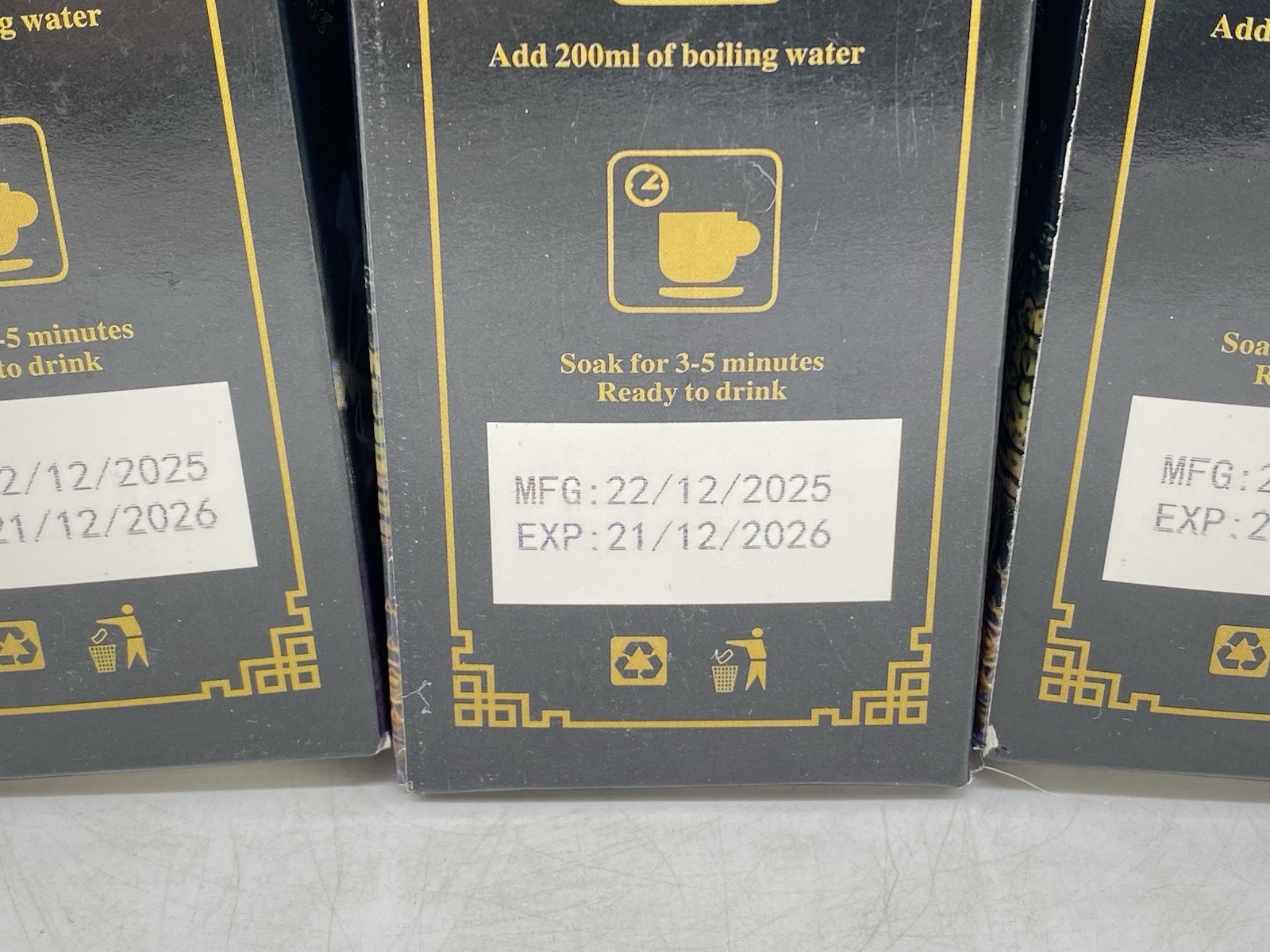 Ginseng Five Treasures Tea Kidney Zhu Gen Wu Bao Cha Wubao Bags 3 Pack