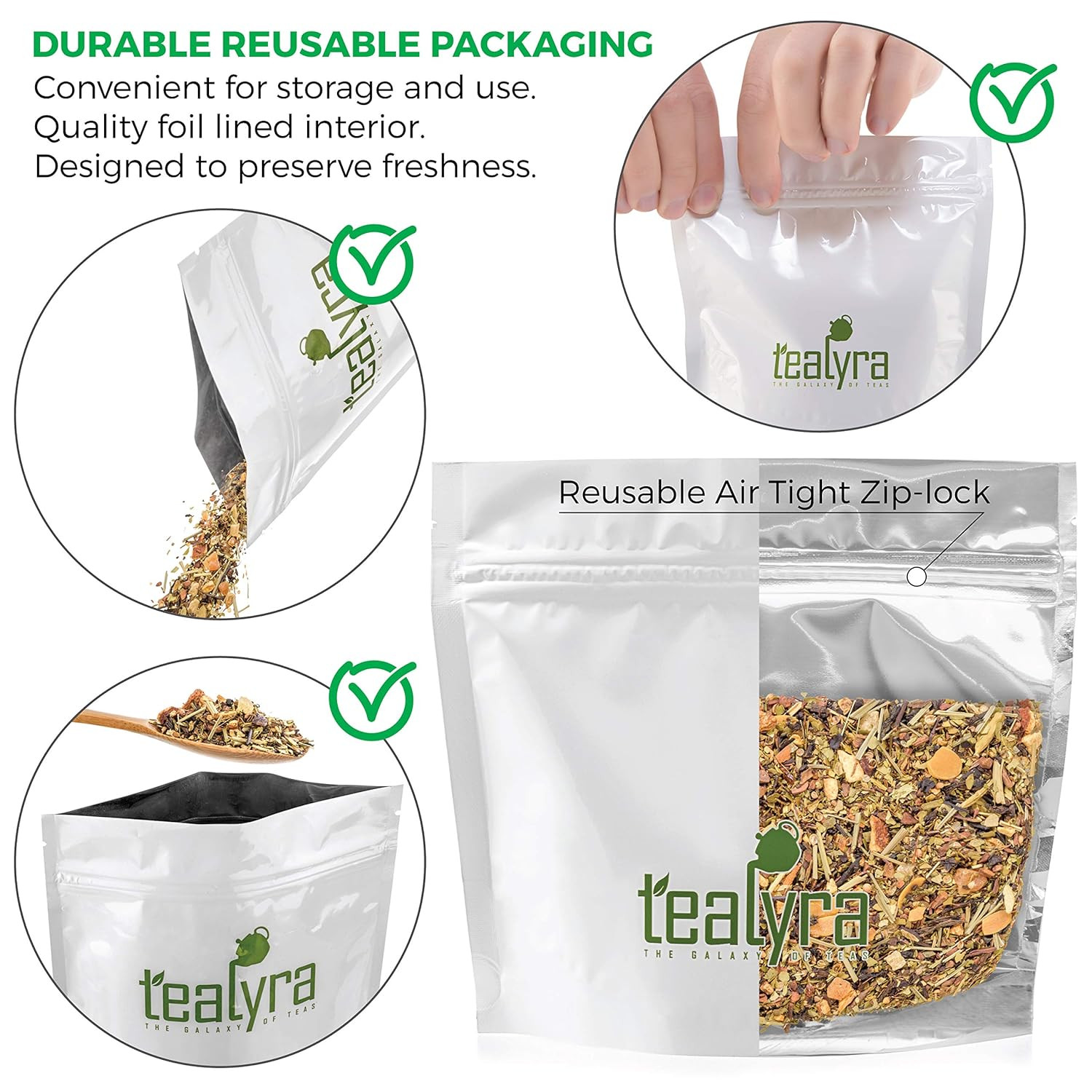 – Wonder Ayurvedic Chai – Sweet Spicy – Detox Tea – Yerba Mate – Green Rooibos –