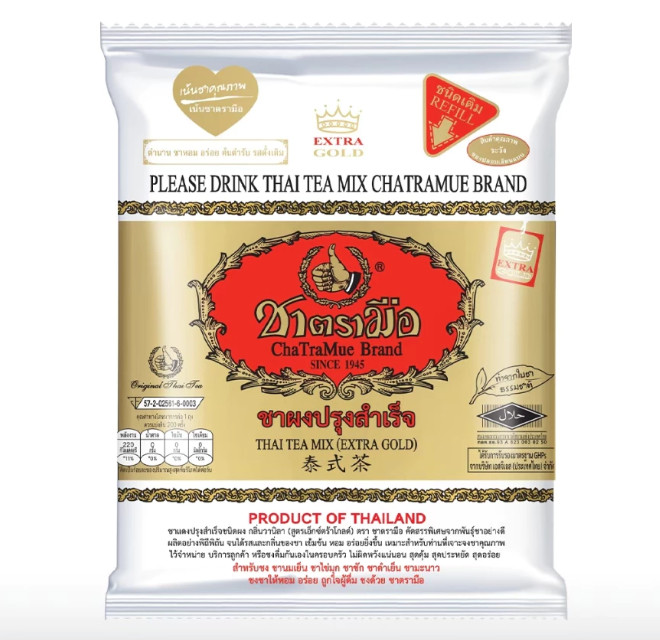 ChaTraMue Original Thai Tea Gold 400g Cha Tra Mue Brand Thai Iced Tea Mix ChaYen
