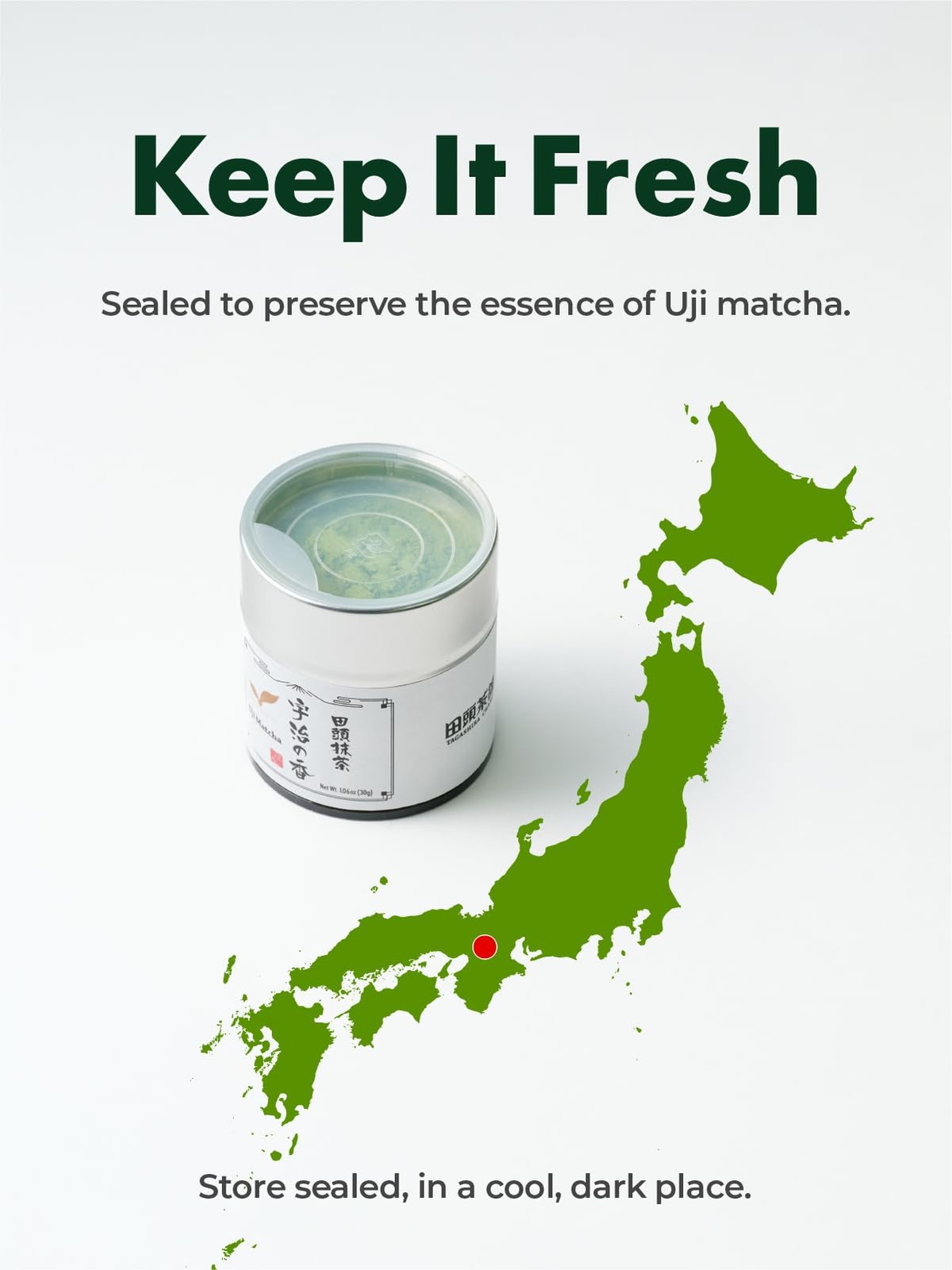 “Uji no Kaori” Uji Matcha Green Tea Powder (30g/1.06oz) – Everyday Matcha, De…
