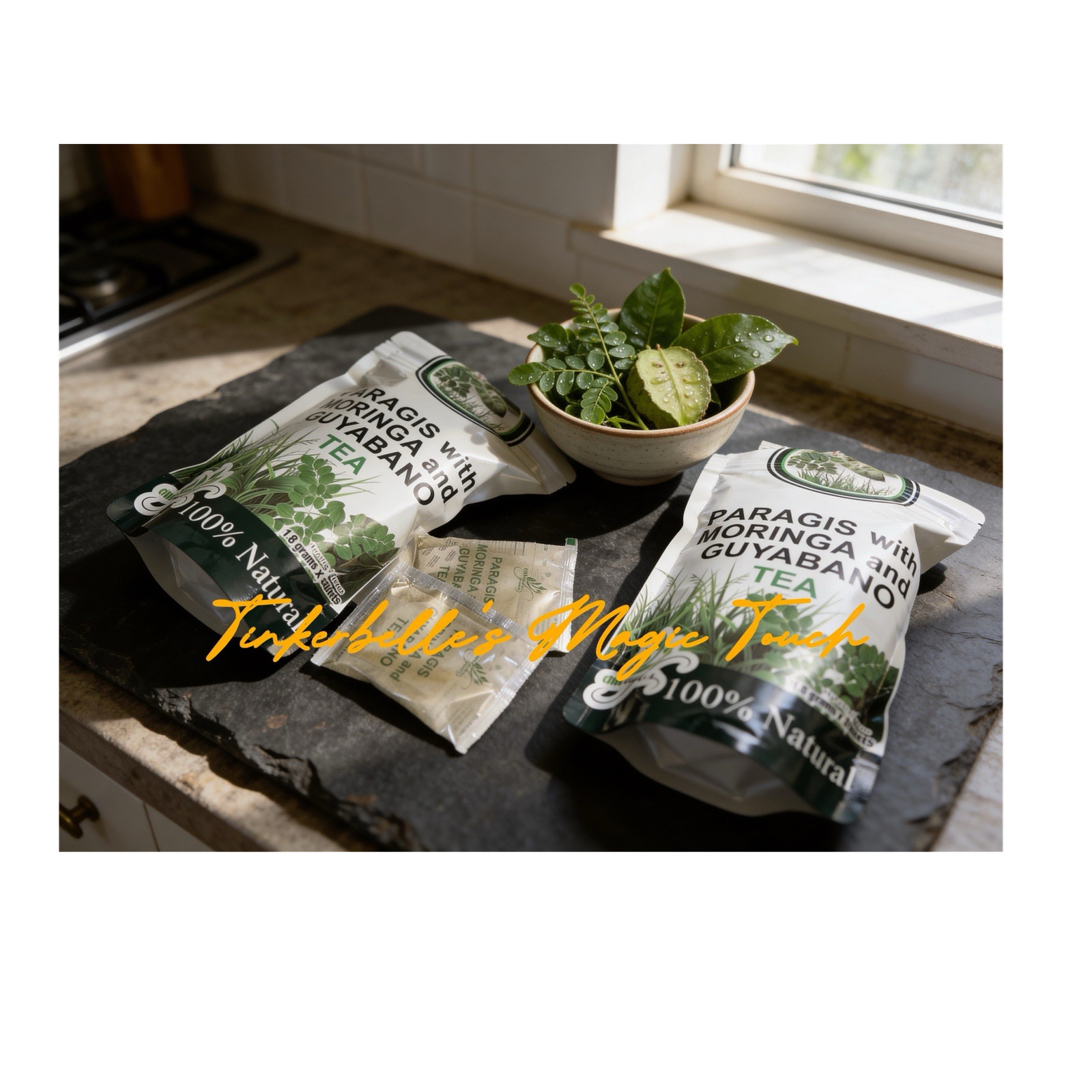 Chef Ayub’s Paragis Moringa Guyabano 100% Natural Herbal Tea 20 Bags