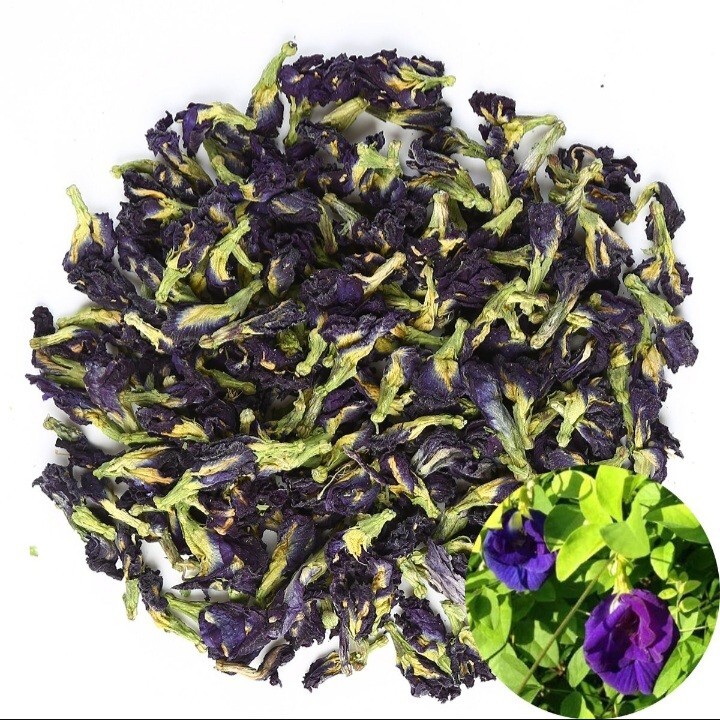 Dried with air Pea Butterfly Katarolu Tea Nil Blue Flowers Organic Drink Natural
