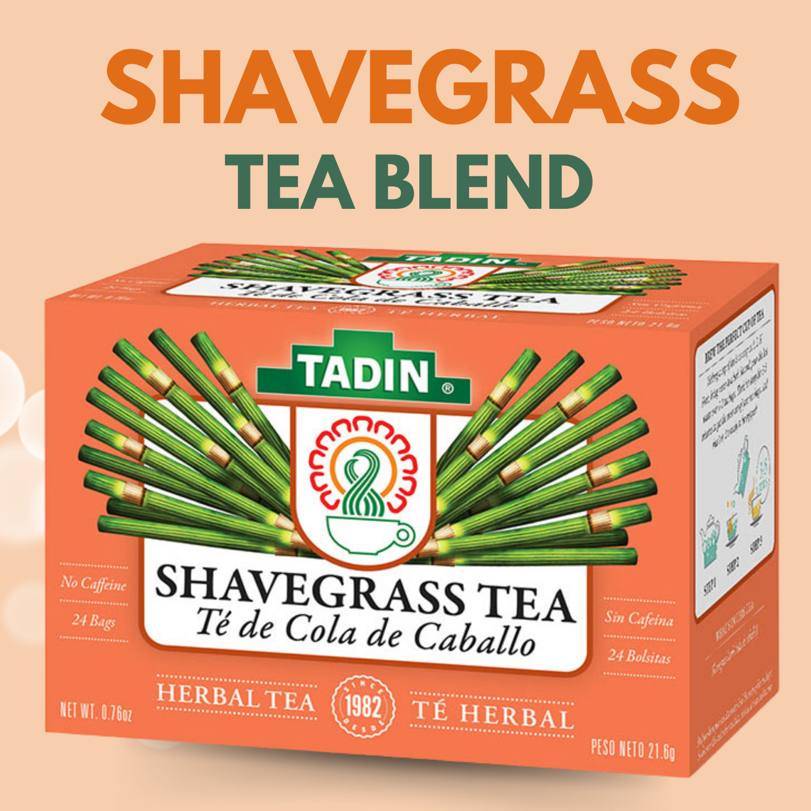 TADIN SHAVEGRASS TEA 24 BAGS 0.76oz