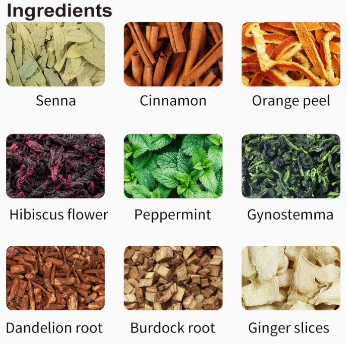 50 Bags of Cleansing Tea, Delicious Big Belly Tea, 3.5 Oz (2G X 50 Bags)