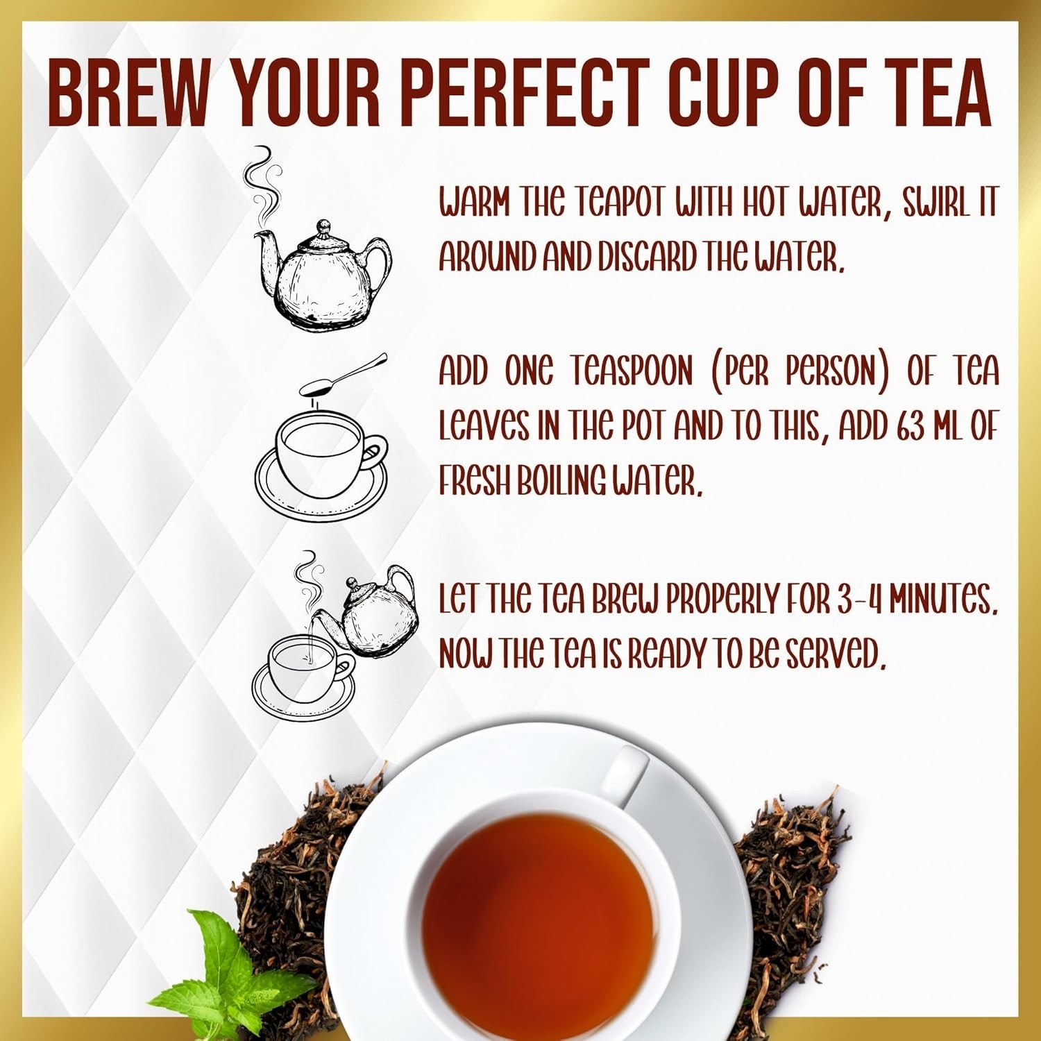 Danodia Foods LYCHEE ORTHODOX ASSAM BLACK TEA (3.5oz/100g) 50+ servings