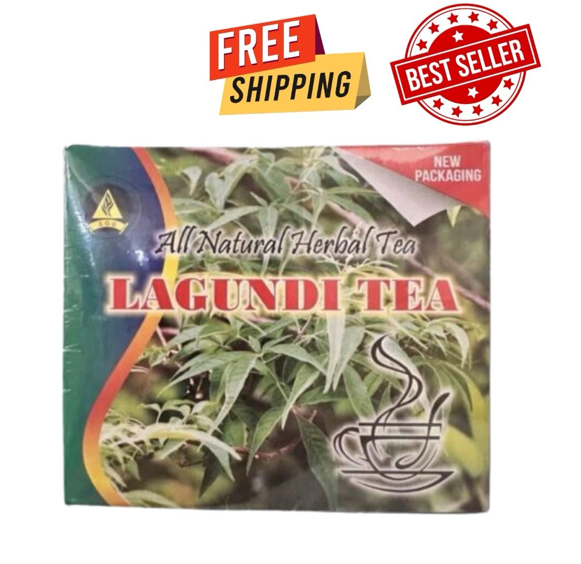 LAGUNDI ALL NATURAL HERBAL TEA 1.5 Grams x 20 TEABAGS (New Packaging)