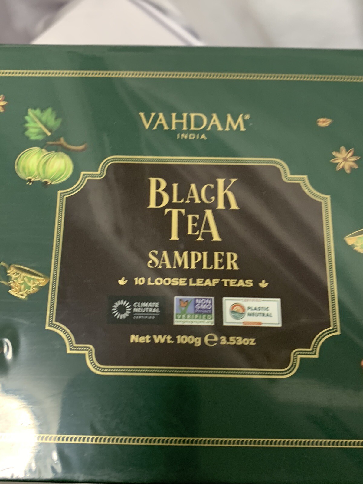 VAHDAM Black Tea Sampler 10 Loose Leaf Tea Flavors Gift Set -New Sealed