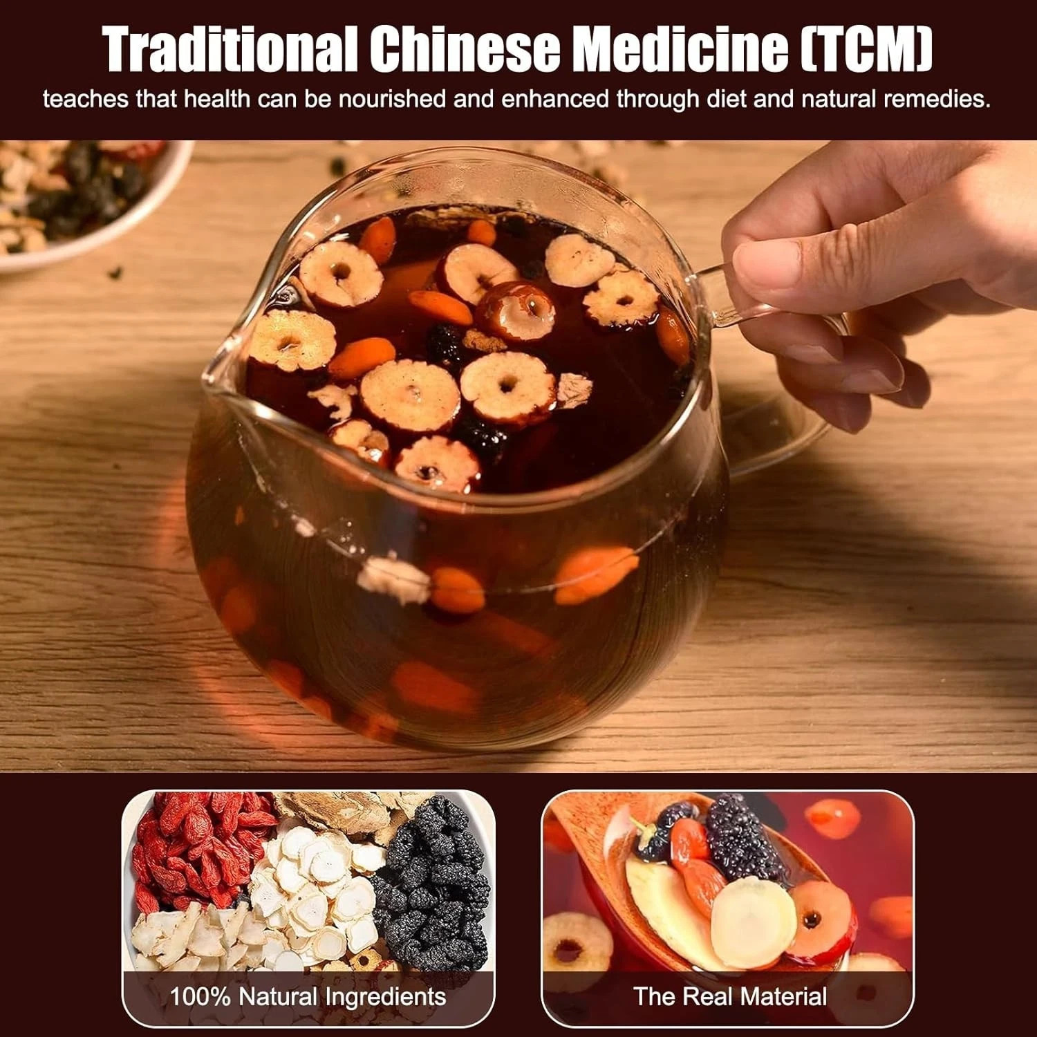 Monbrizz kidney tea formula Ginseng Six treasure tea te divina maca root Goji