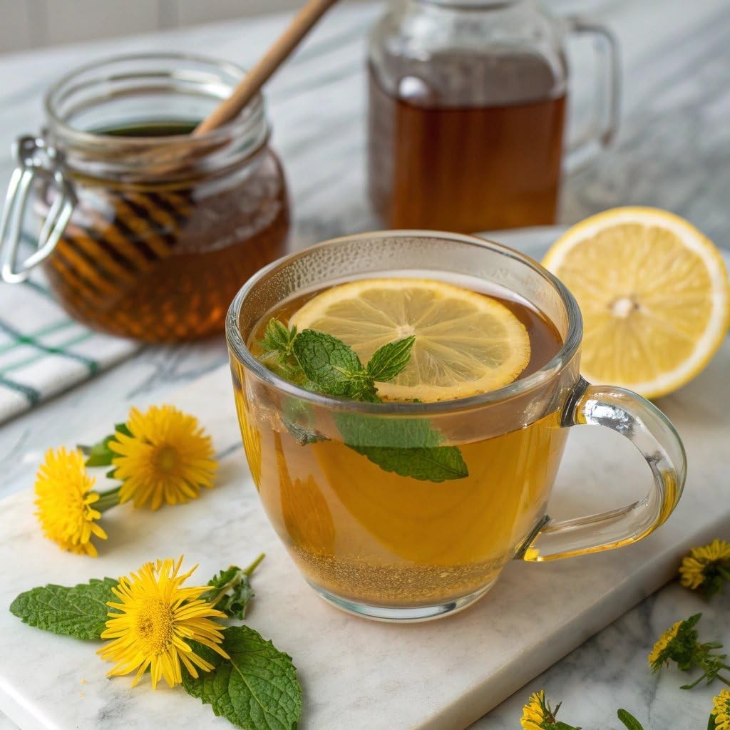 Dandelion Tea 100-Leaf & Root Herbal Tea Bags for Liver & Kidney Health Detox