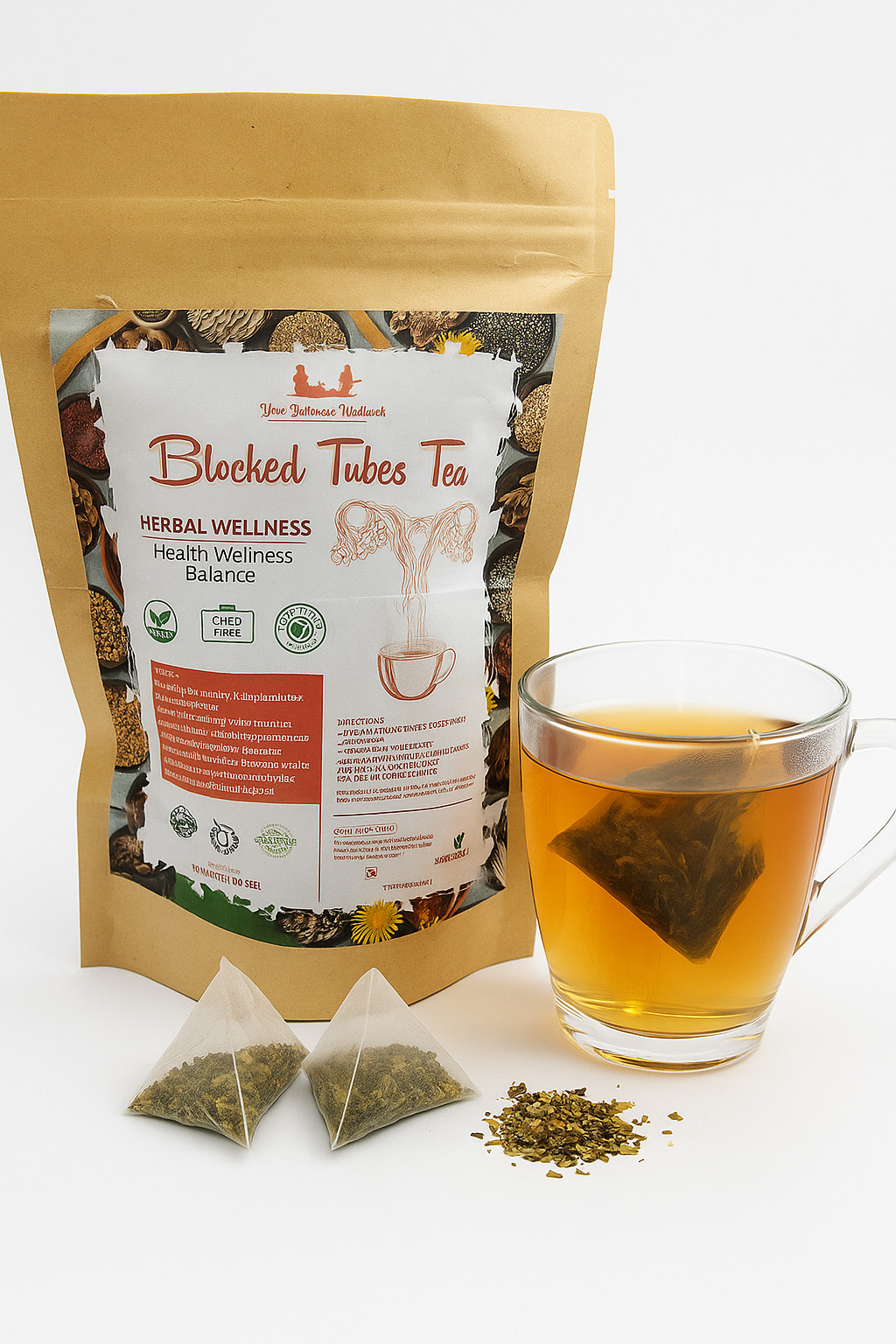 BLOCKED TUBE FERTILITY TEA. POWERFUL JAMAICAN FERTILITY TEA DETOX AND CLEANSE