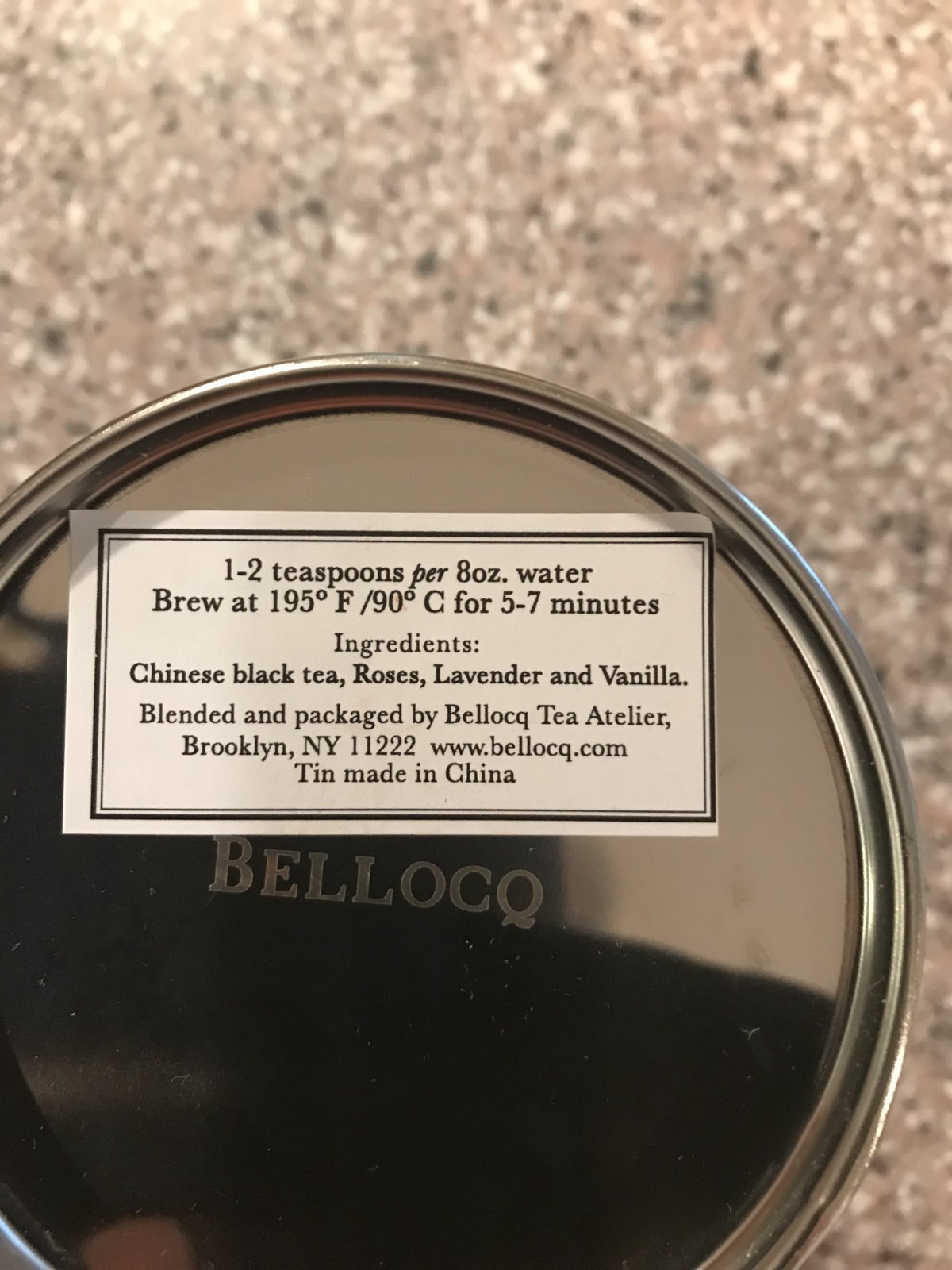 Tiffany Tea No 727 Black Tea & Floral Blend