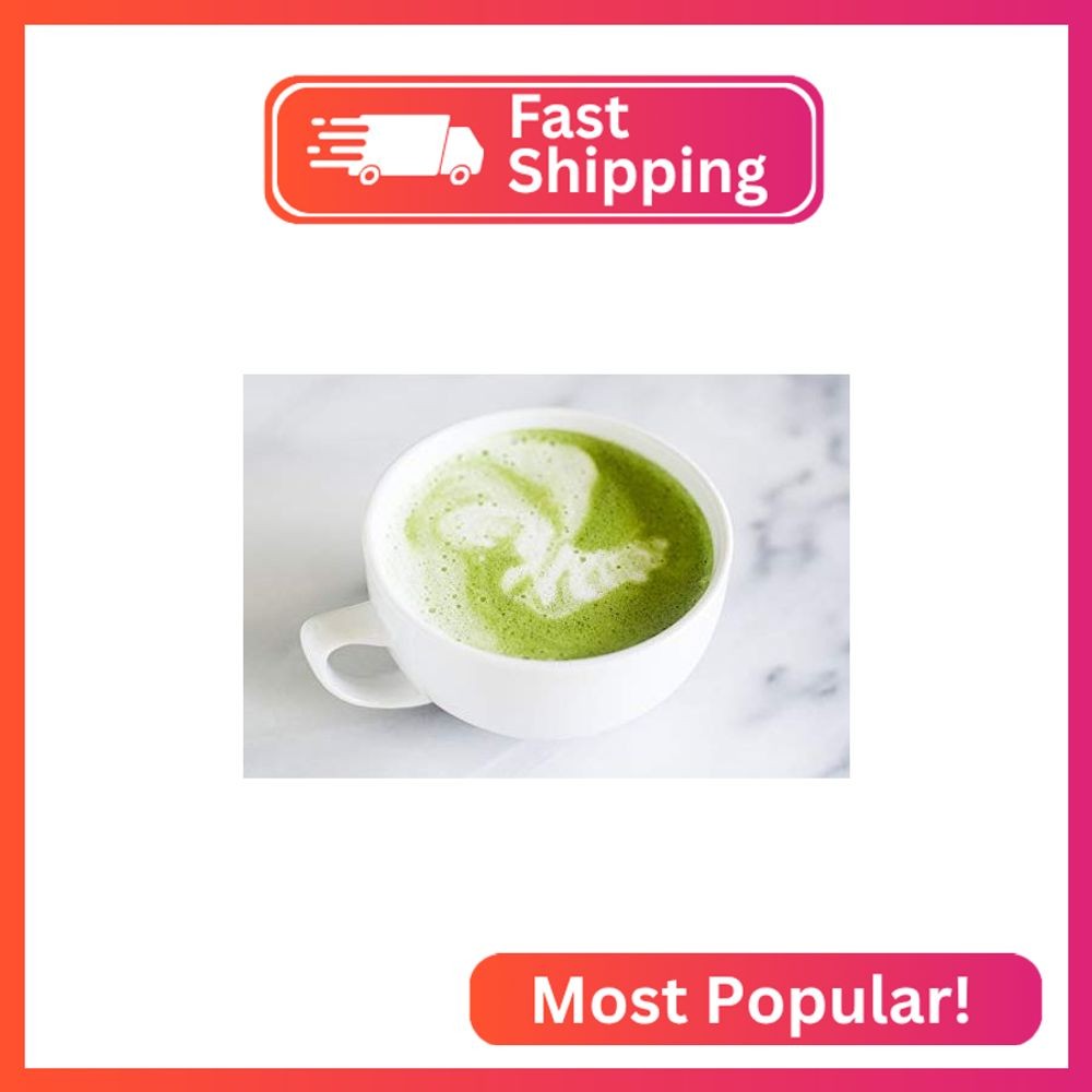 Sweet Matcha Latte Green Tea Powder Japanese Mix 12oz with Electric Milk Frother