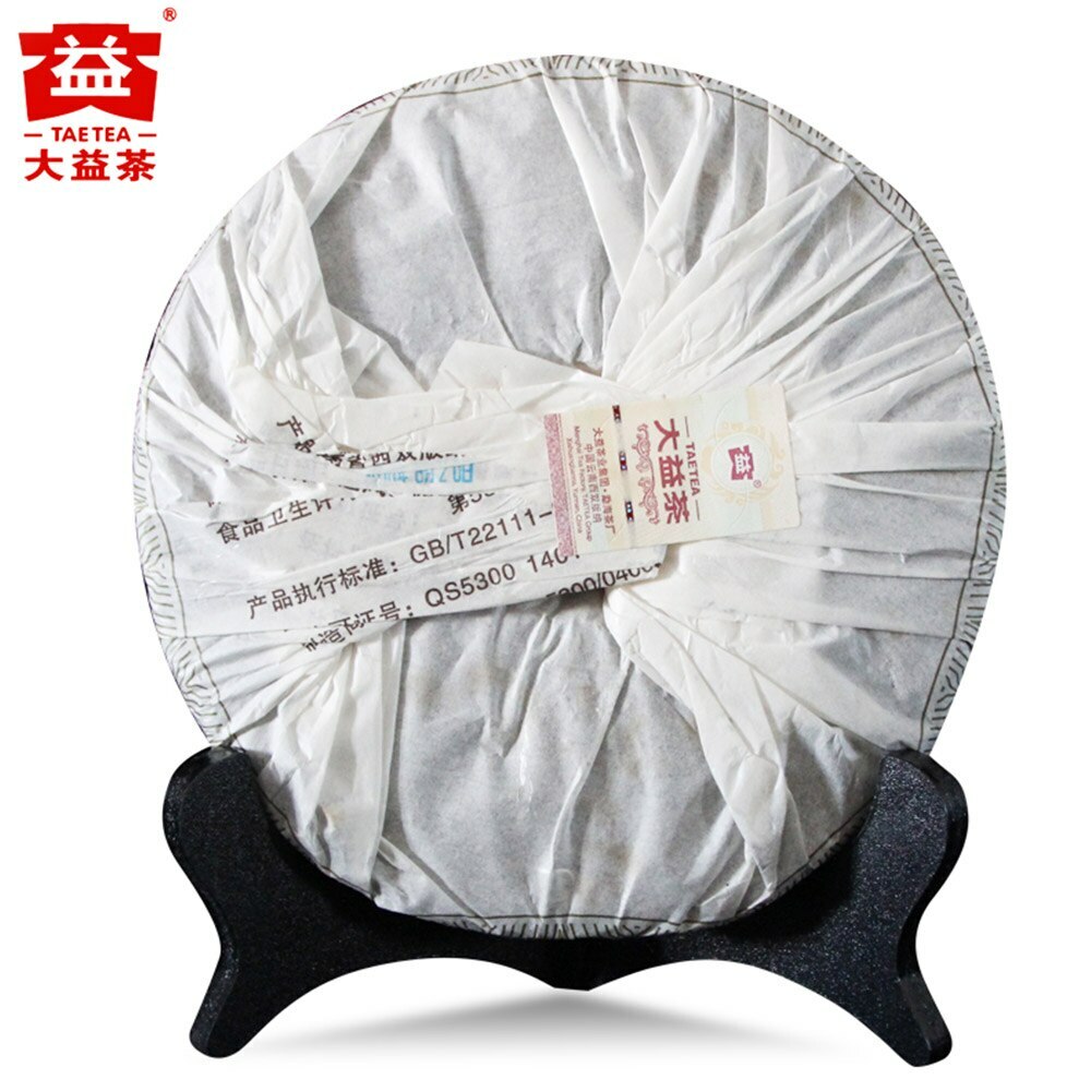 TAETEA Shu Puerh Tea Ripe 001 Batch 357g Natural Herbal Energy Drink