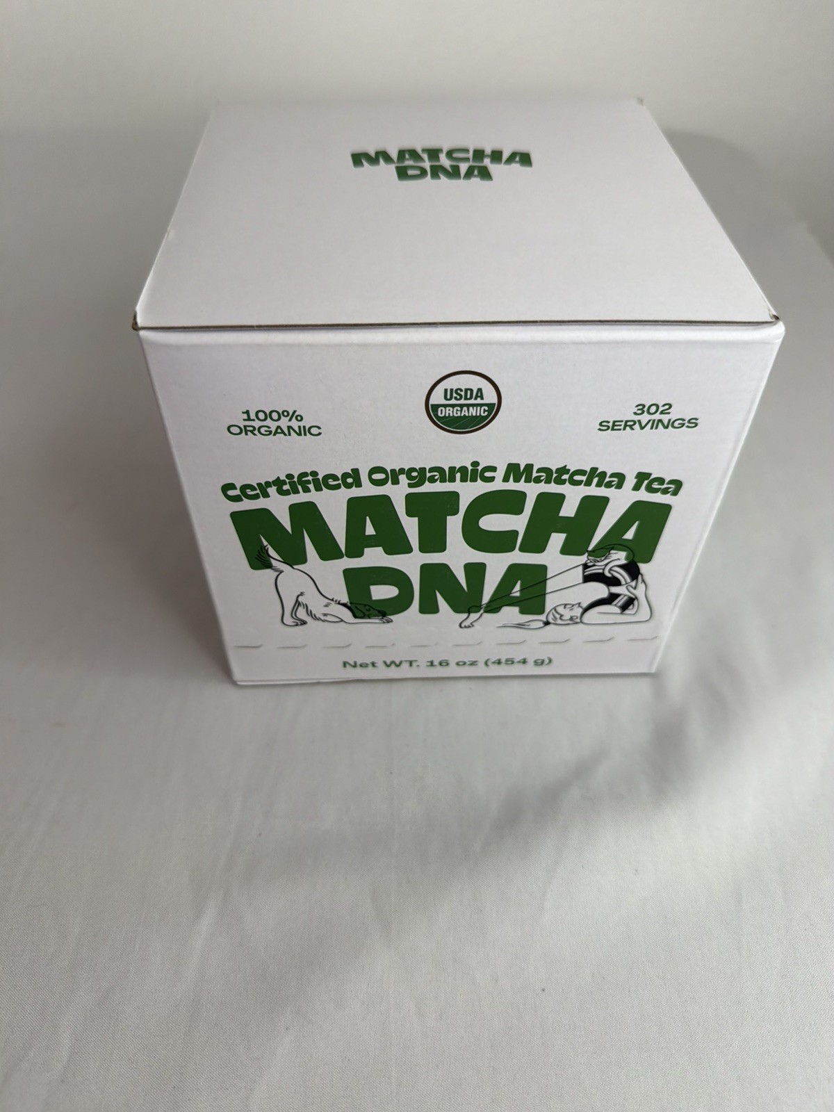 Matcha DNA Organic Matcha Green Tea Powder Unsweetened 100% Natural 1lbExp:07/28