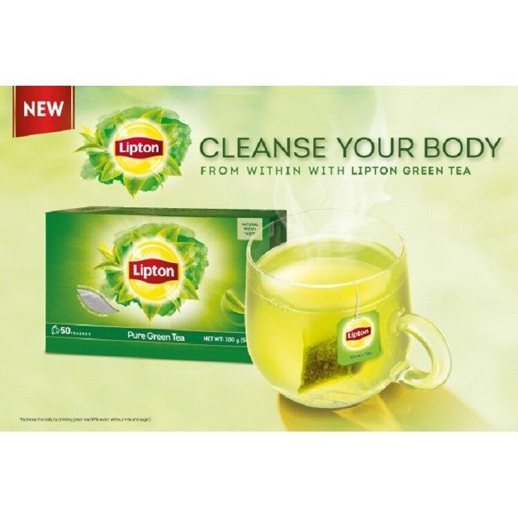 Lipton Green Tea bag (50 Bags in 1 box) free shipping and 10 tea bag