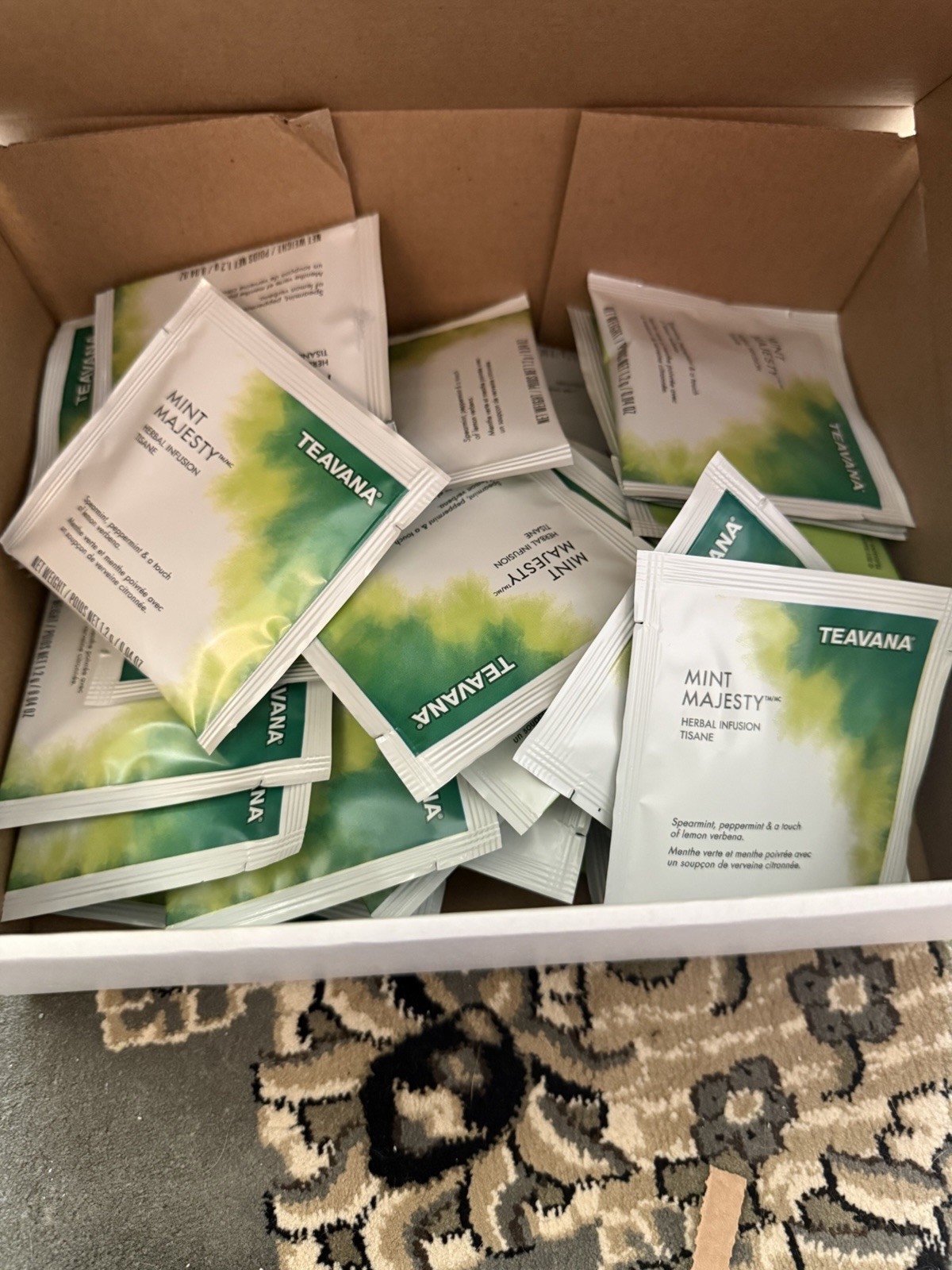 Starbucks Teavana Tea Mint Majesty , Pack Of 25 Sachets Exp 2028