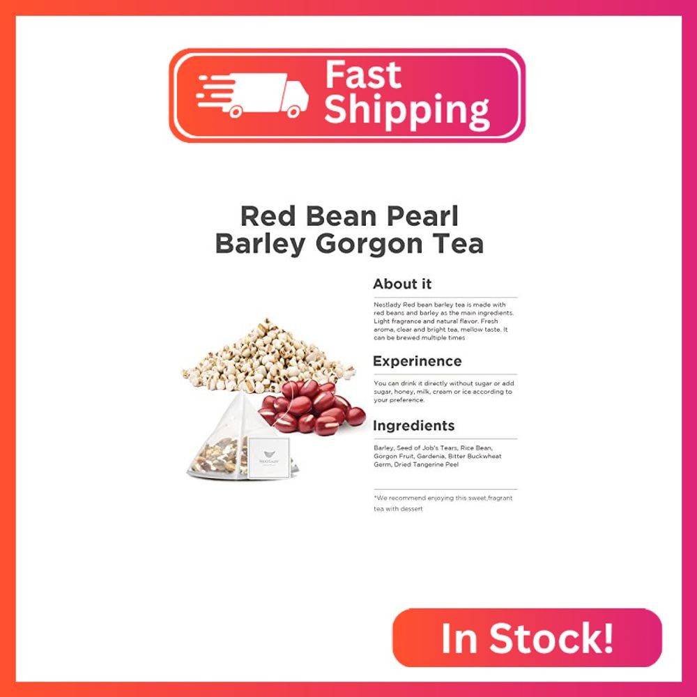 NESTLADY Red Bean Barley Tea – Combination Scented, Healthy Nourishing, Contains