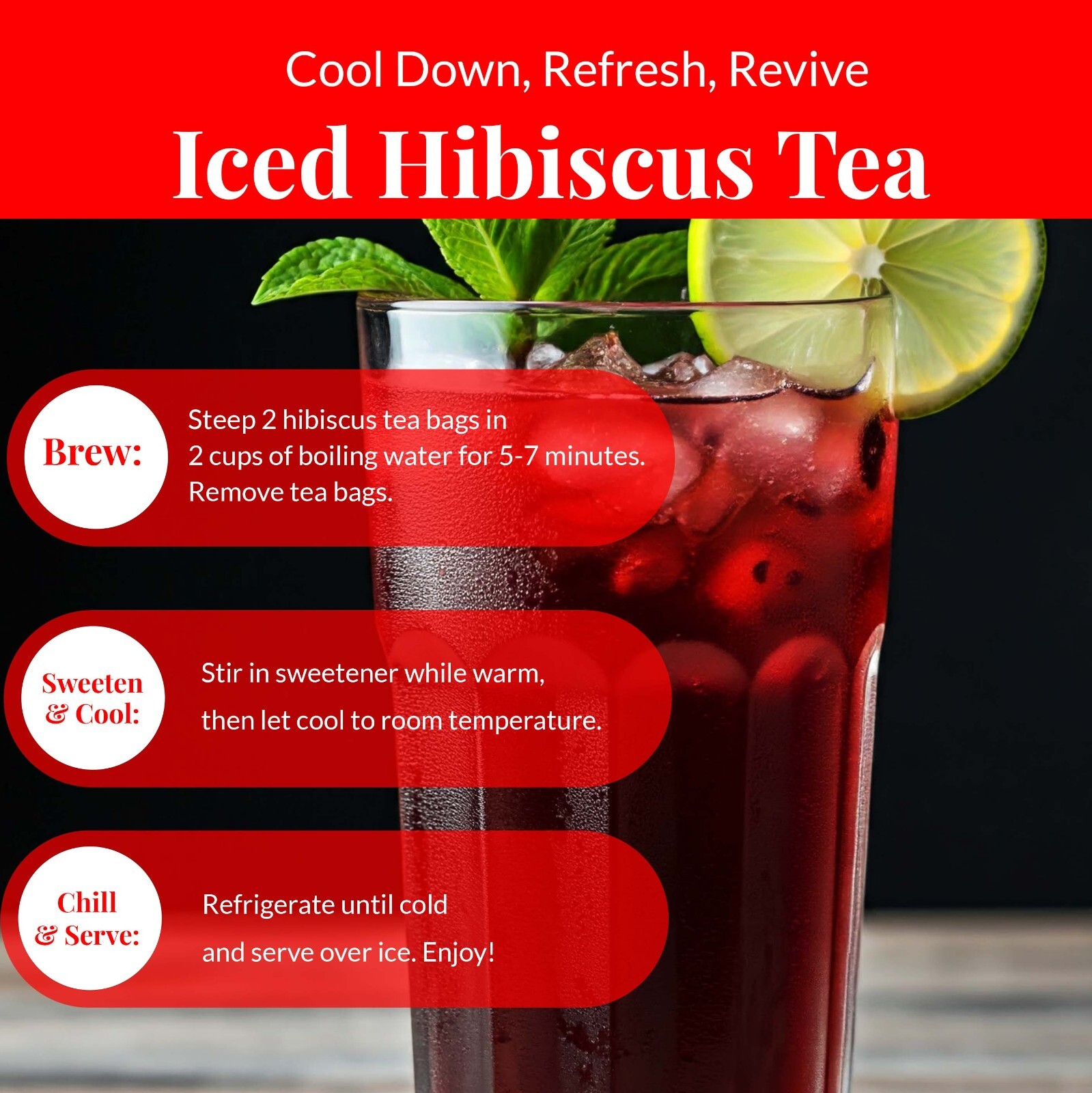 75 Hibiscus Tea Bags, Hibiscus Ginger Tea Blend, Herbal Tea, Weight Loss Tea