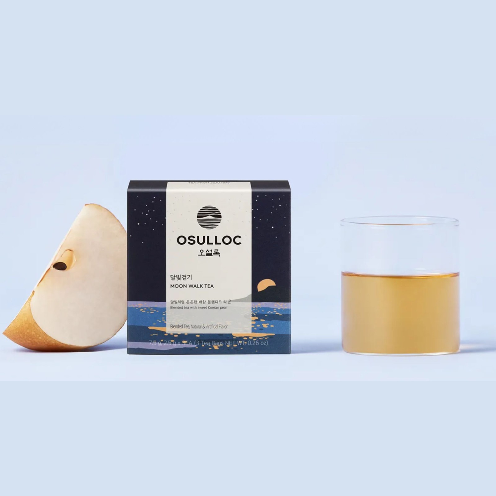 OSULLOC Jeju Moon Walk Pear Oolong Tea 3 Pyramid Teabags