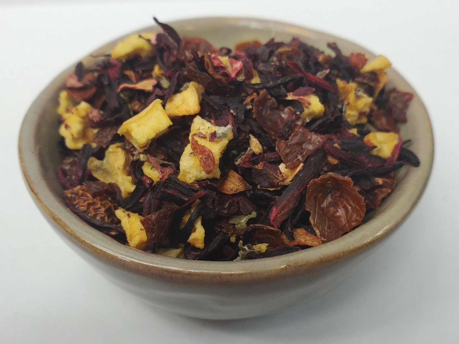 Wild Strawberry Loose Leaf Herbal Tea Hibiscus Apple Raspberry Rhubarb aroma