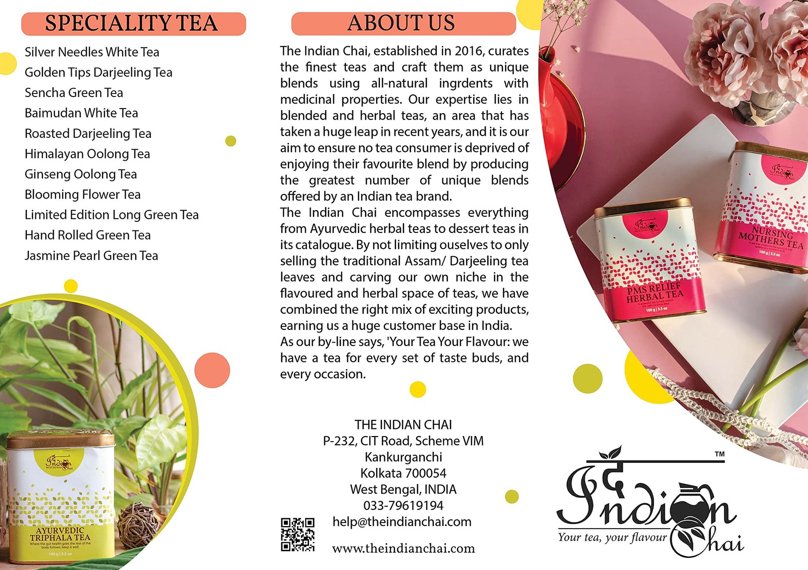 The Indian Chai PCOD PCOS Relief Tea 50g | Herbal Hormonal Balance Blend