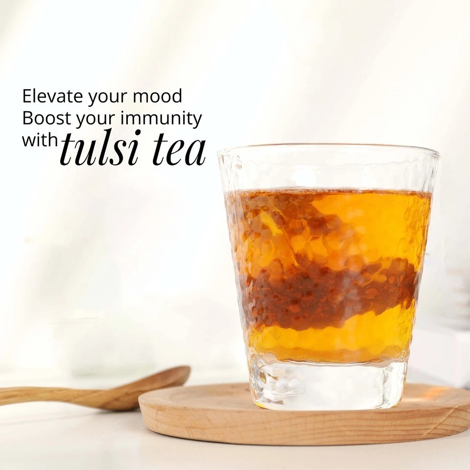 150 Holy Basil Tea Bags, 100% Natural Holy Basil Leaves, All Natural Herbal Tea